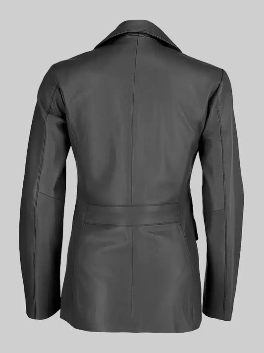 womens-black-leather-blazer