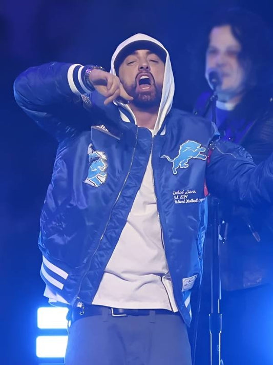 EminemThanksgiving2025LionsJacket