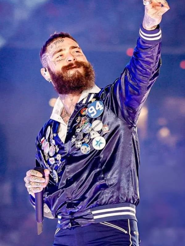 PostMalone2025FootballBomberJacket