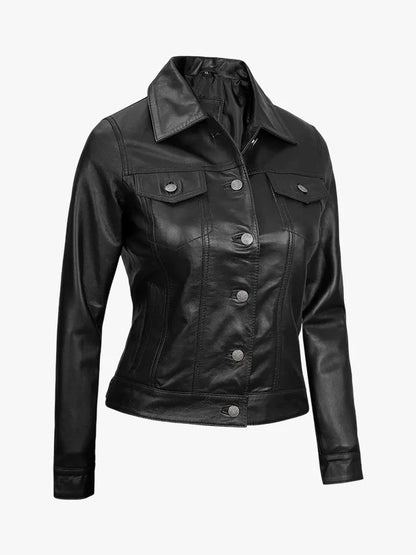 black-trucker-leather-jacket-for-women