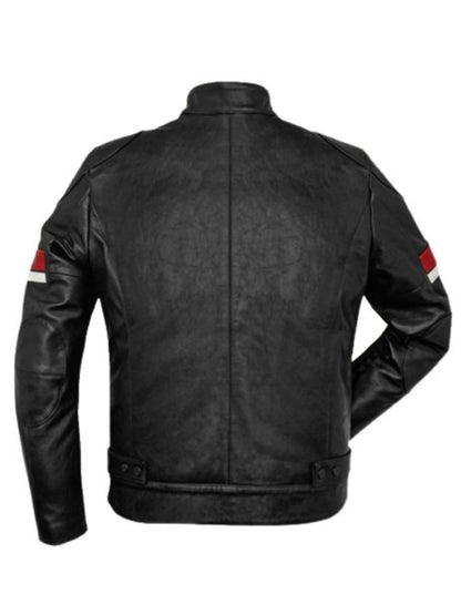 cafe-racer-black-leather-jacket-red-white-stripes
