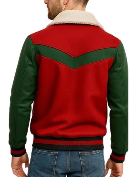 christmas-themed-red-green-varsity-jacket