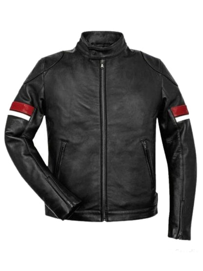 mens-black-cafe-racer-red-and-white-striped-leather-jacket
