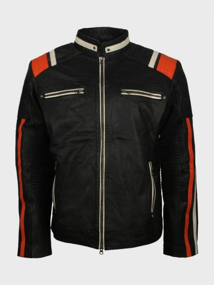 mens-cafe-racer-striped-black-retro-biker-leather-jacket-front