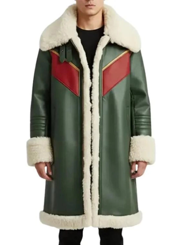 mens-green-shearling-christmas-long-coat