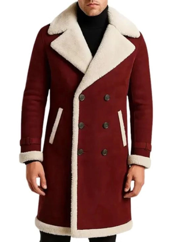 mens-maroon-shearling-winter-long-coat