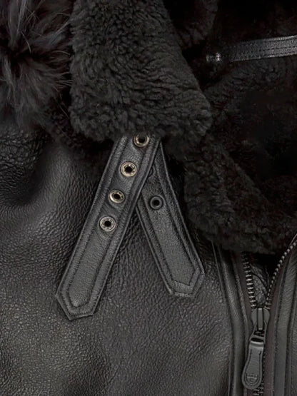 mens-premium-black-shearling-leather-bomber-jacket-with-hood