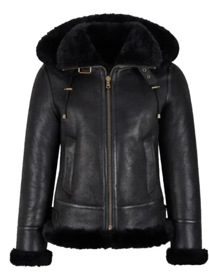 womens-black-shearling-bomber-jacket-with-fur-hood