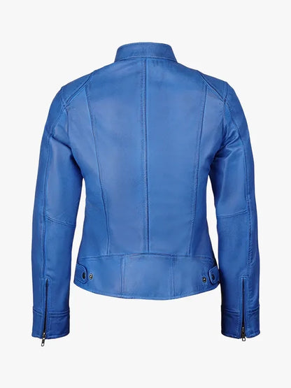 womens-blue-waxed-leather-zip-up-motorcycle-jacket