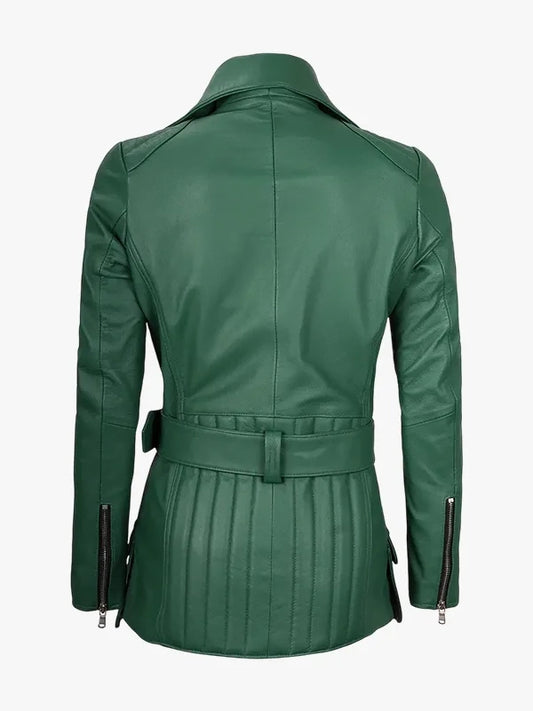 womens-green-leather-biker-jacket-with-belt
