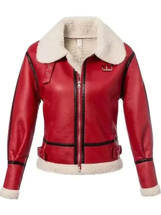 womens-red-shearling-aviator-jacket
